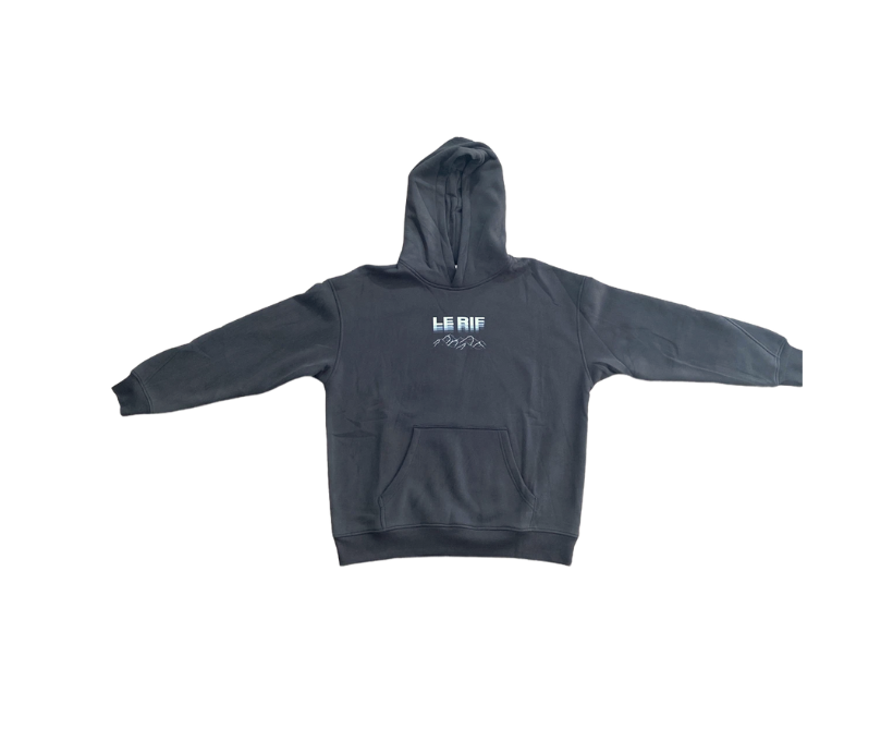 Le Rif Original Oversized Hoodie Dark Grey