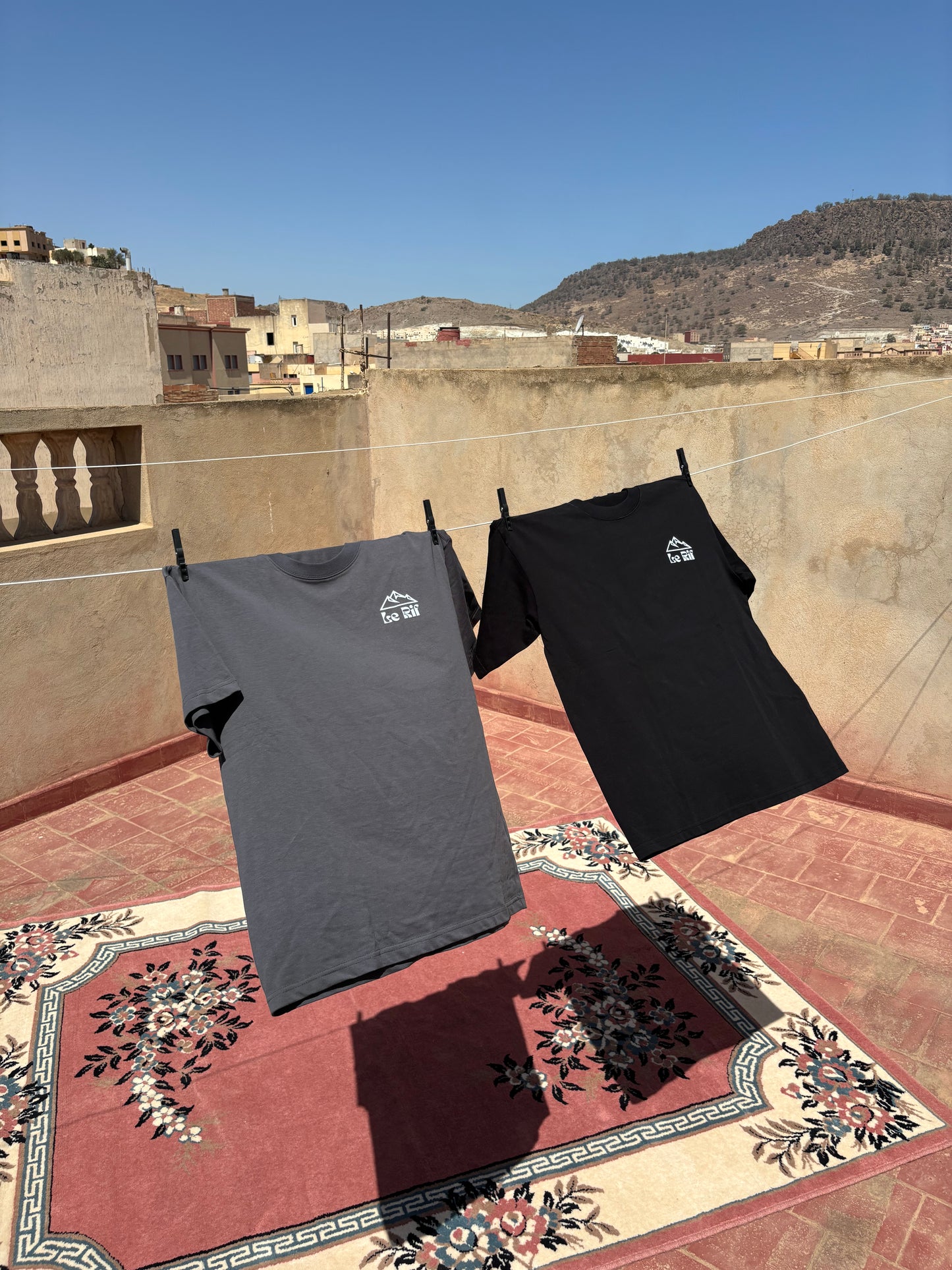 Le Rif Don't Stop Oversized Tee Black