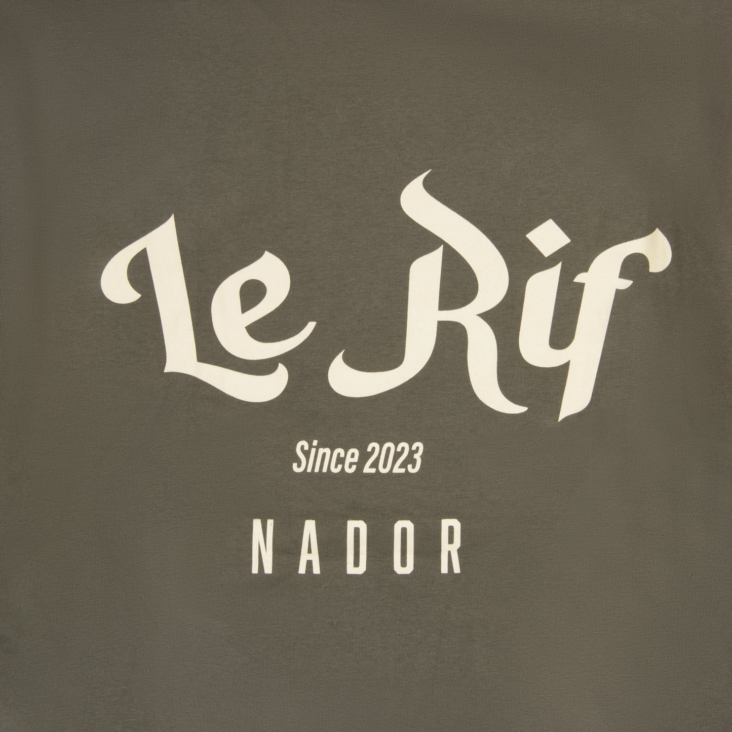 Le Rif Heritage Hoodie Olijfgroen