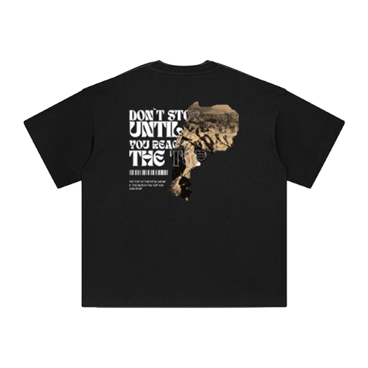 Le Rif Don't Stop Oversized Tee Black