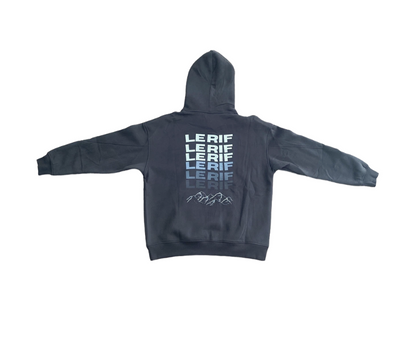 Le Rif Original Oversized Hoodie Donkergrijs