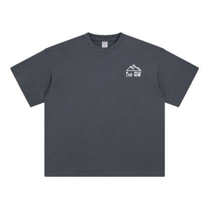 Le Rif Don't Stop Oversized Tee Grey