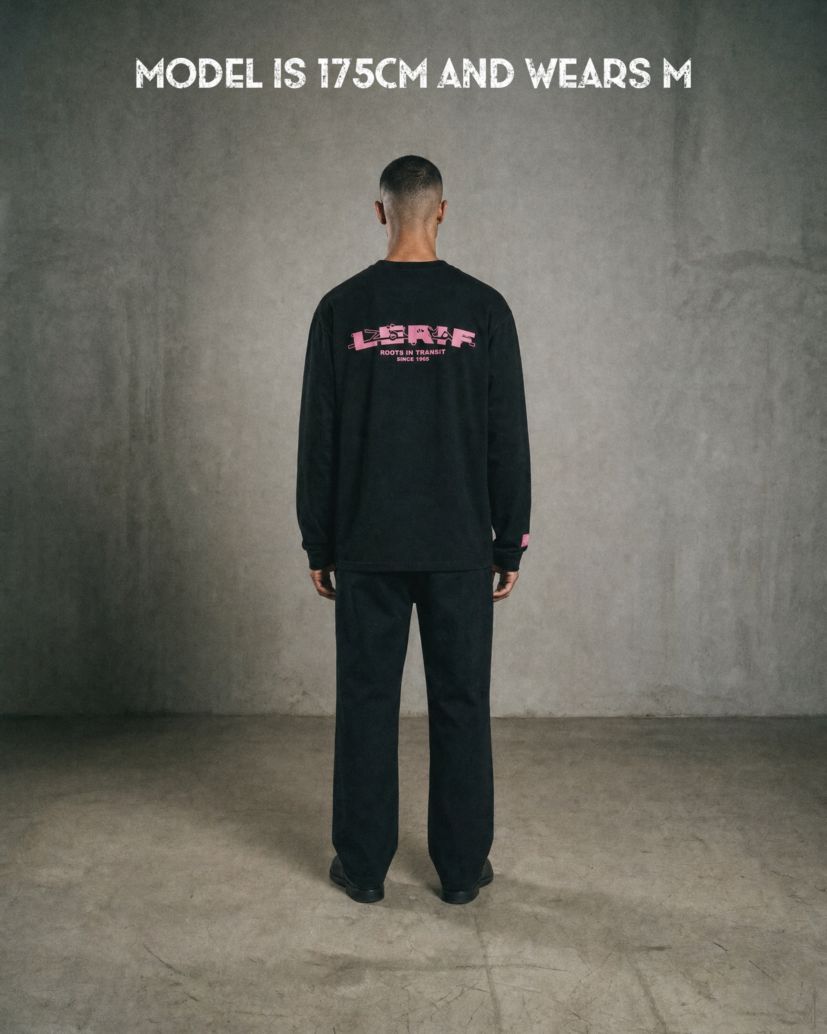IZOURAN LONGSLEEVE | BLACK-PINK