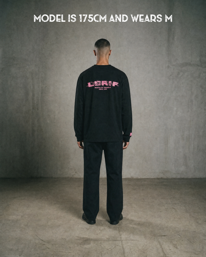 IZOURAN LONGSLEEVE | BLACK-PINK