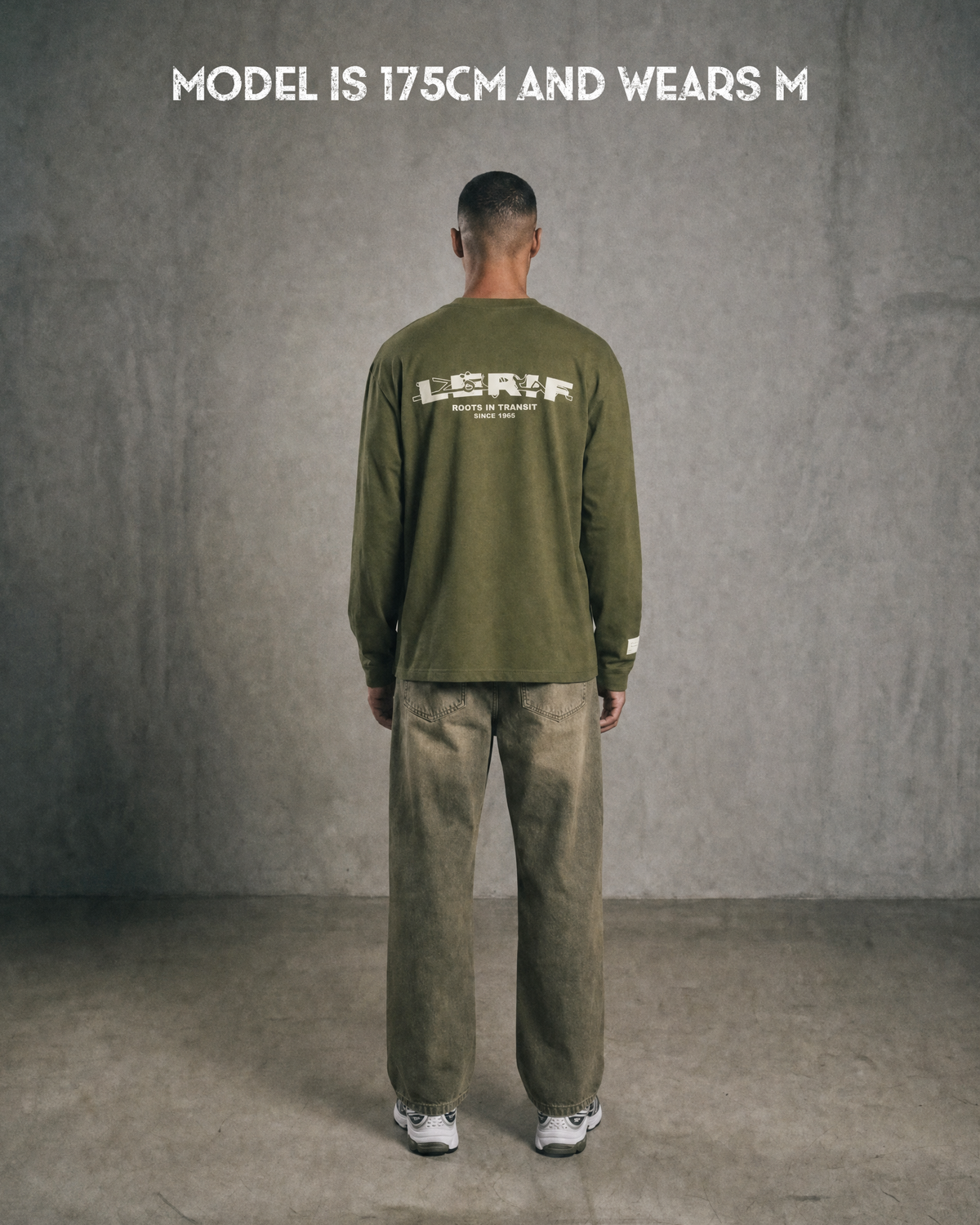 IZOURAN LONGSLEEVE | ZITOUN GREEN-WHITE