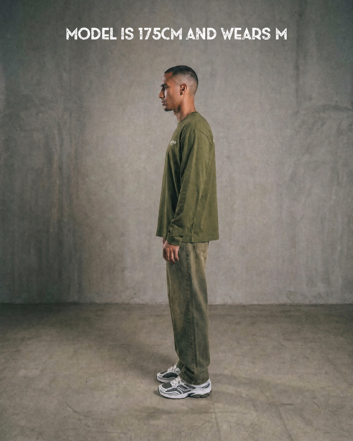 IZOURAN LONGSLEEVE | ZITOUN GREEN-WHITE