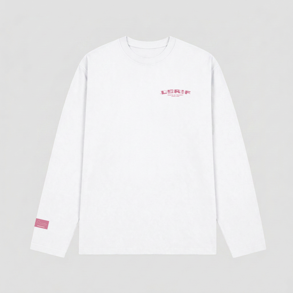 IZOURAN LONGSLEEVE | WHITE-PINK