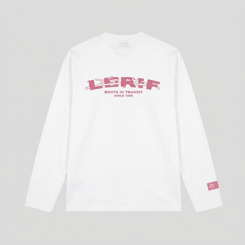 IZOURAN LONGSLEEVE | WHITE-PINK
