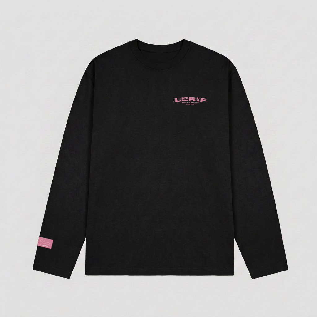 IZOURAN LONGSLEEVE | BLACK-PINK