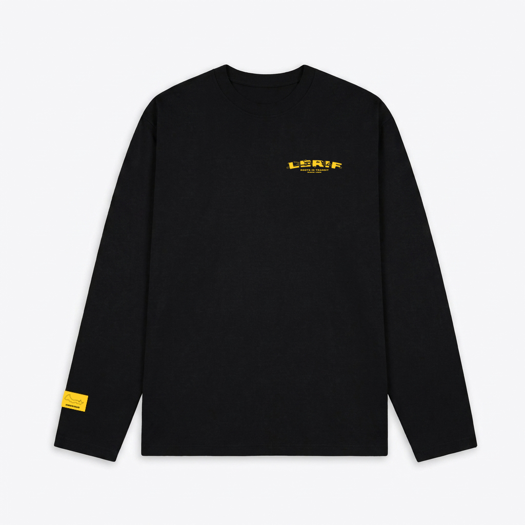 IZOURAN LONGSLEEVE | BLACK-YELLOW