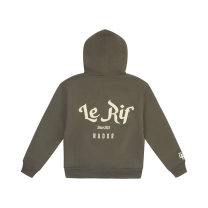 Le Rif Heritage Hoodie Olive Green