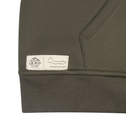 Le Rif Heritage Hoodie Olive Green