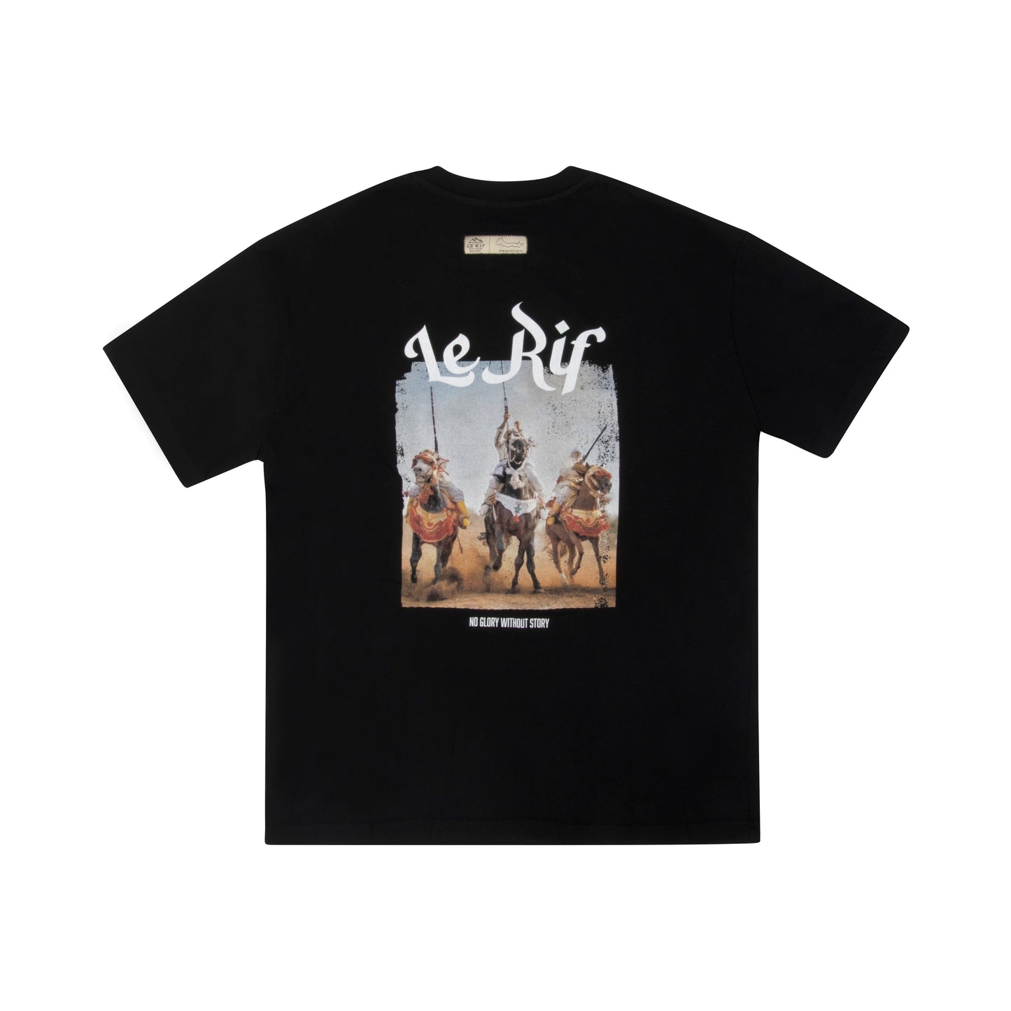Le Rif Dust and Honor T-shirt zwart