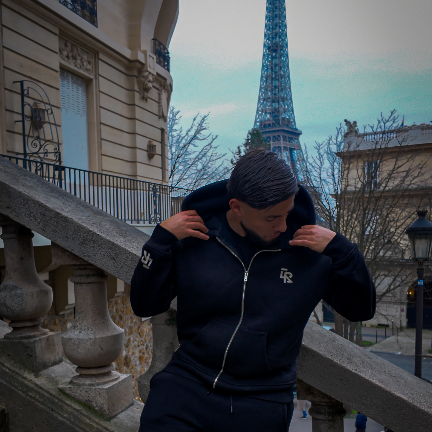 1920 Legacy Zip Hoodie Black - Limited Edition