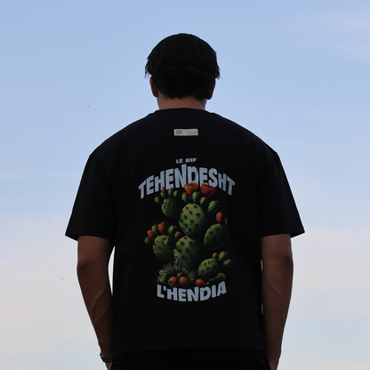 SOUK COLLECTION TEHENDESHT T-SHIRT | BLACK