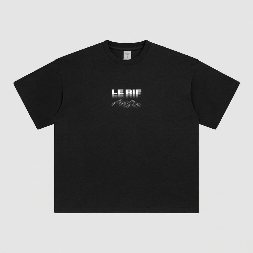 T-shirt oversize original Le Rif noir