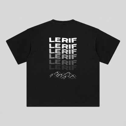 T-shirt oversize original Le Rif noir