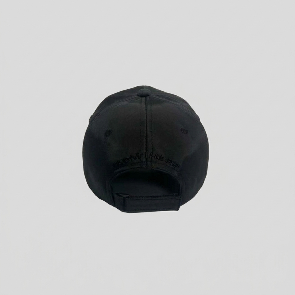 Nylon Le Rif Cap Zwart - Zwart logo