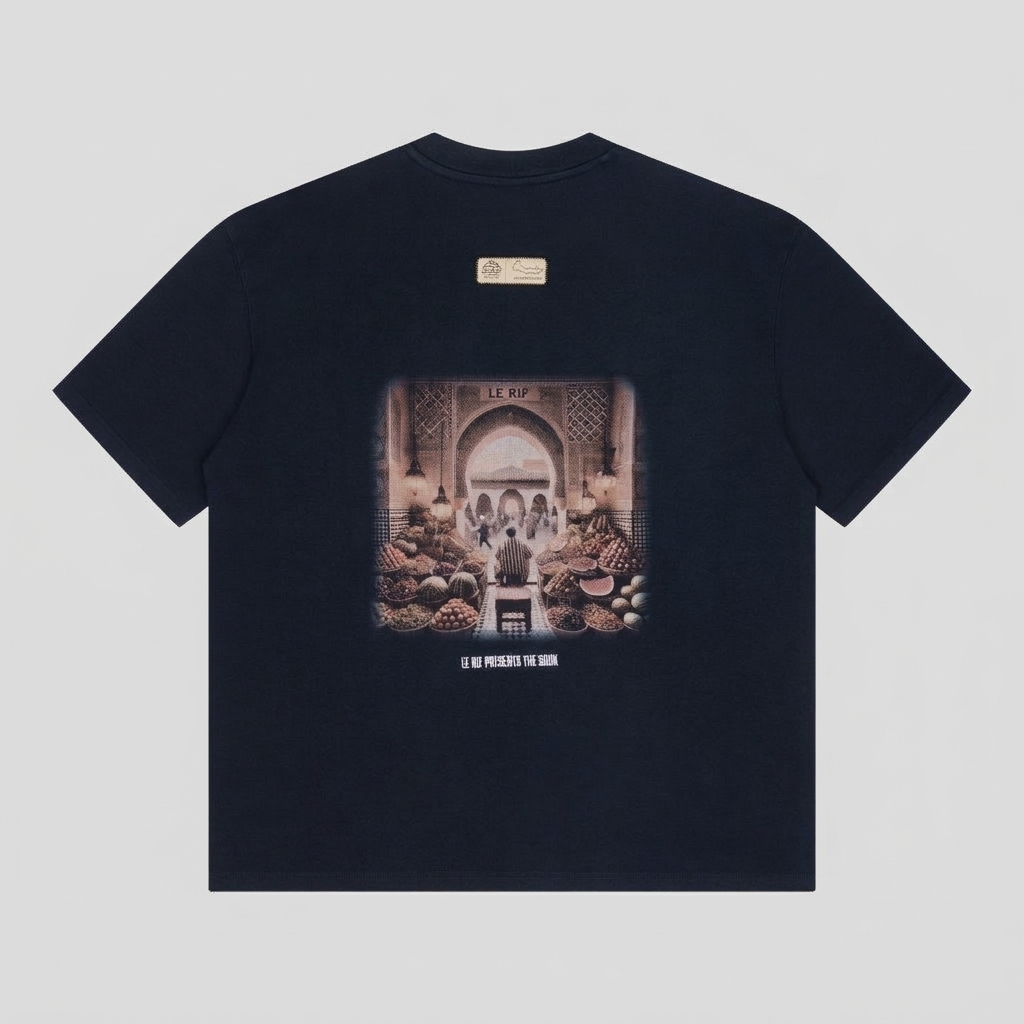 SOUK COLLECTION T-SHIRT | DARK BLUE