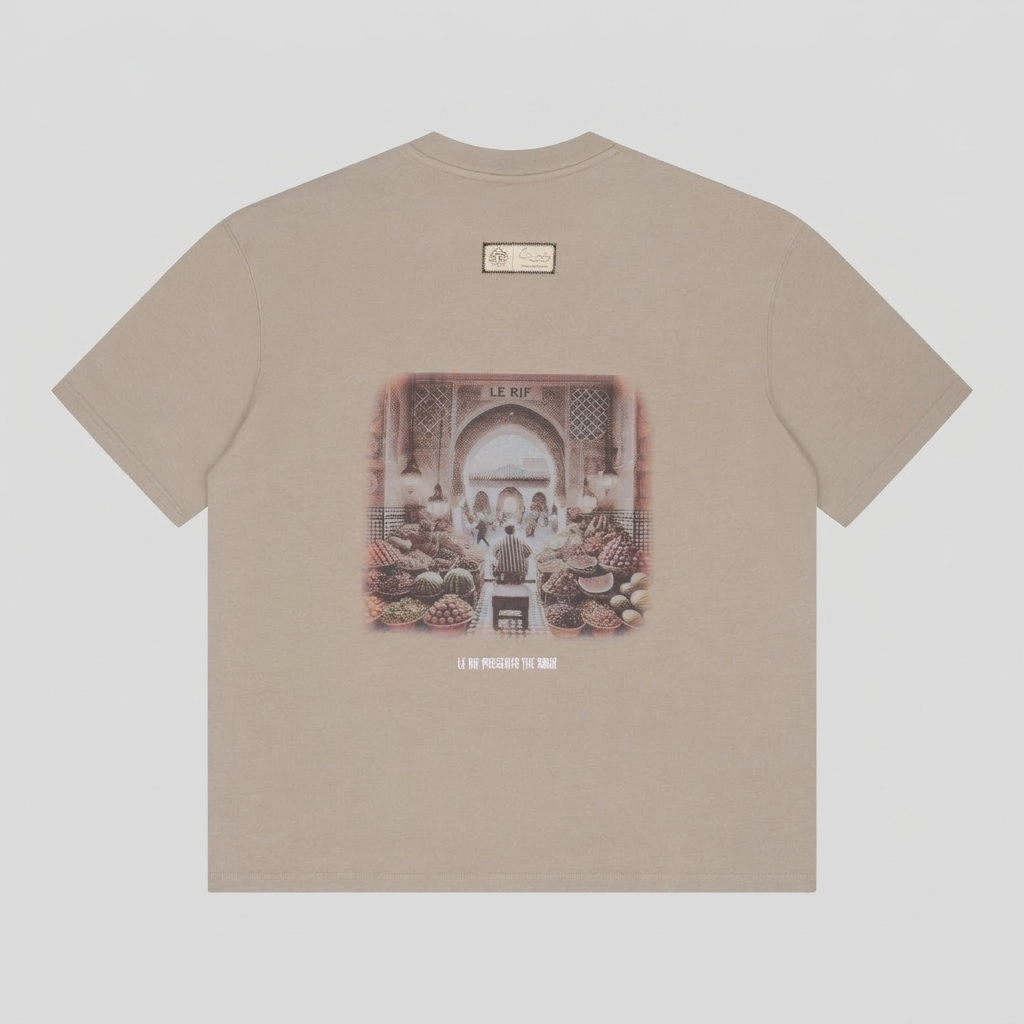 SOUK COLLECTION T-SHIRT | TAUPE