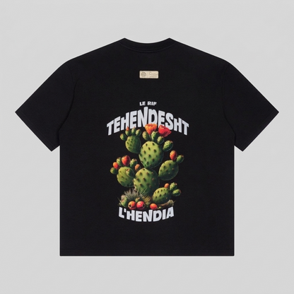 SOUK COLLECTION TEHENDESHT T-SHIRT | BLACK