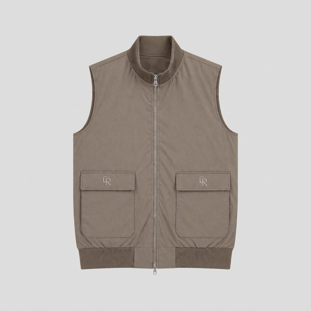 AMSMAR BODYWARMER | TAUPE