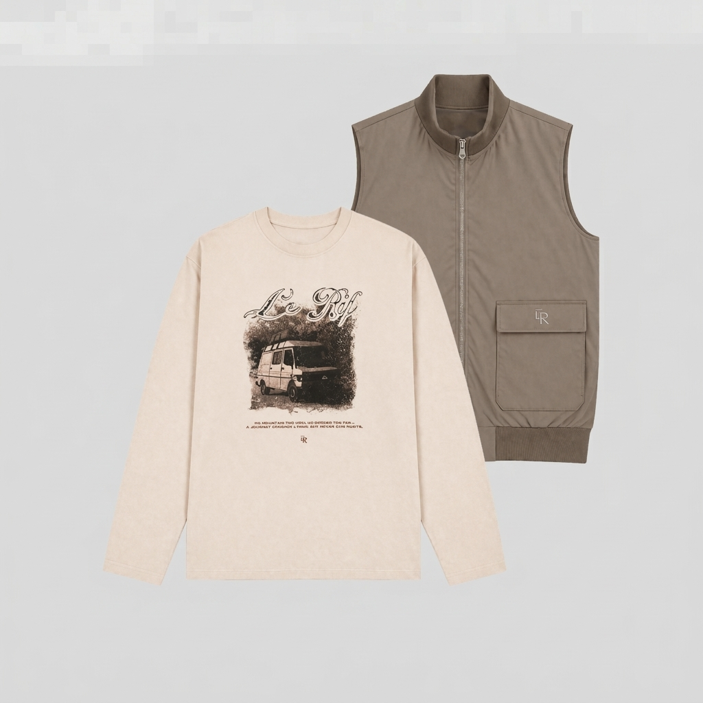 AMSMAR BODYWARMER + ROUTE 207 LONGSLEEVE