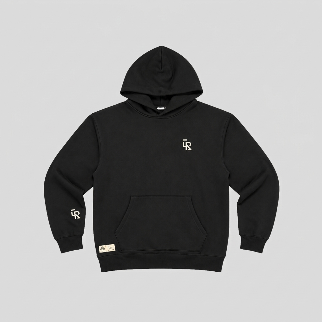 Sweat à capuche Le Rif Heritage Noir